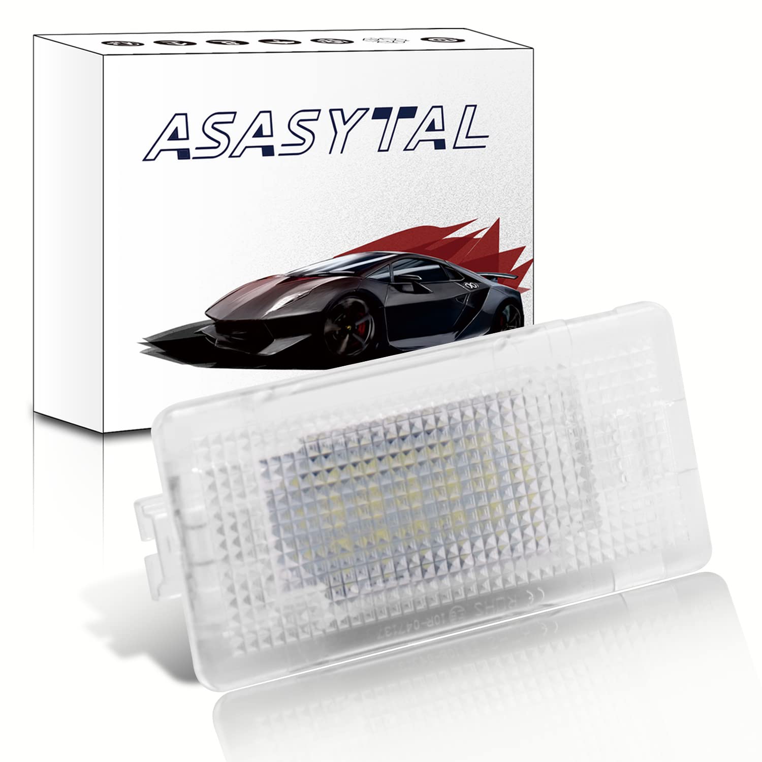 Asasytal LED-Licht für Fußraum, Gepäck, Kofferraum, Handschuhfach Kompatibel mit 1/3/5/6/7/X Series E82/E88/E36/E46/E92/E90 E92 E93 M3/E93/E39/E60/E61/M5/F10/F11, 1 Stück von Asasytal