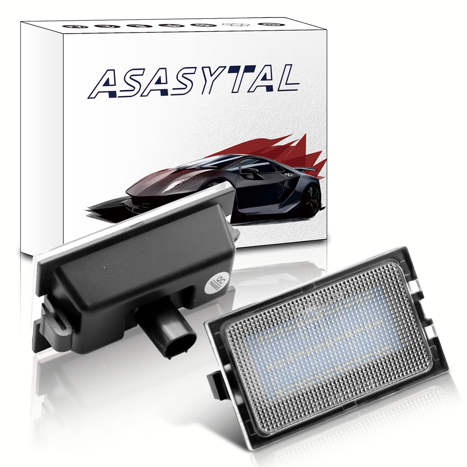 Asasytal LED Lizenz Kennzeichenbeleuchtung Montage 12V SMD-Canbus Kompatibel mit LR2/3 Land-Rover Freelander2 Discovery 3/4 V8 4.4L/V6 4.0L 5.0L, 2 Stücke Asasytal LED Lizenz Kennzeichenbeleuchtung Montage 12V SMD-Canbus Kompatibel mit LR2/3 Land-Rover Freelander2 Discovery 3/4 V8 4.4L/V6 4.0L 5.0L, 2 Stücke von Asasytal