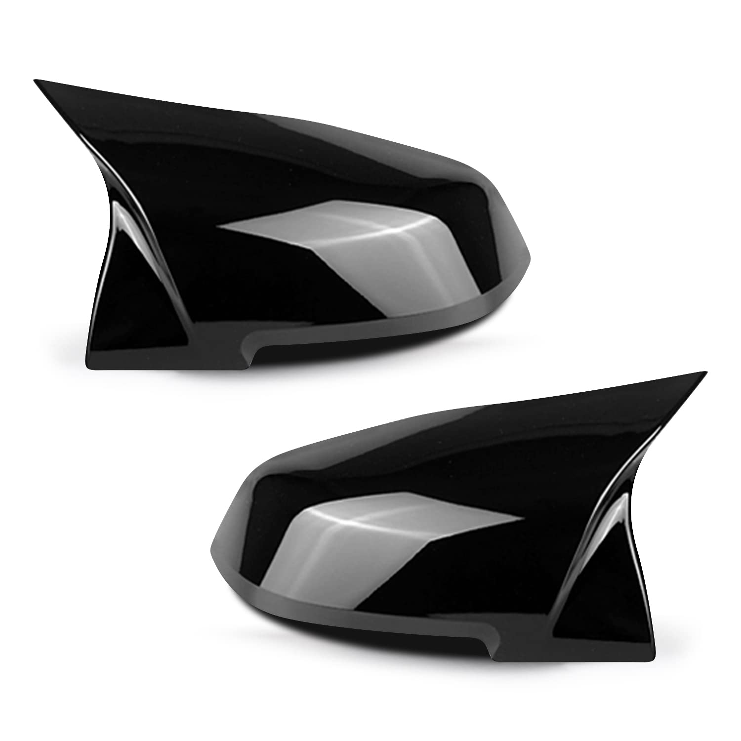 Asasytal Spiegelkappen, Auto Rückspiegel Kappe ABS-Kunststoff Abdeckung Ersatz Kompatibel mit BMW F20 F21 F22 F23 F30 F31 F32 F33 F36 X1 E84 i3 M2 F87 Rückspiegelgehäuse, Glänzend Schwarz, 1 Paar Asasytal Spiegelkappen, Auto Rückspiegel Kappe ABS-Kunststoff Abdeckung Ersatz Kompatibel mit BMW F20 F21 F22 F23 F30 F31 F32 F33 F36 X1 E84 i3 M2 F87 Rückspiegelgehäuse, Glänzend Schwarz, 1 Paar von Asasytal