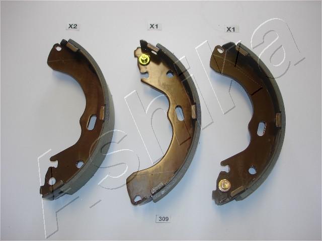 Bremsbackensatz Hinterachse Ashika 55-03-309 von Ashika