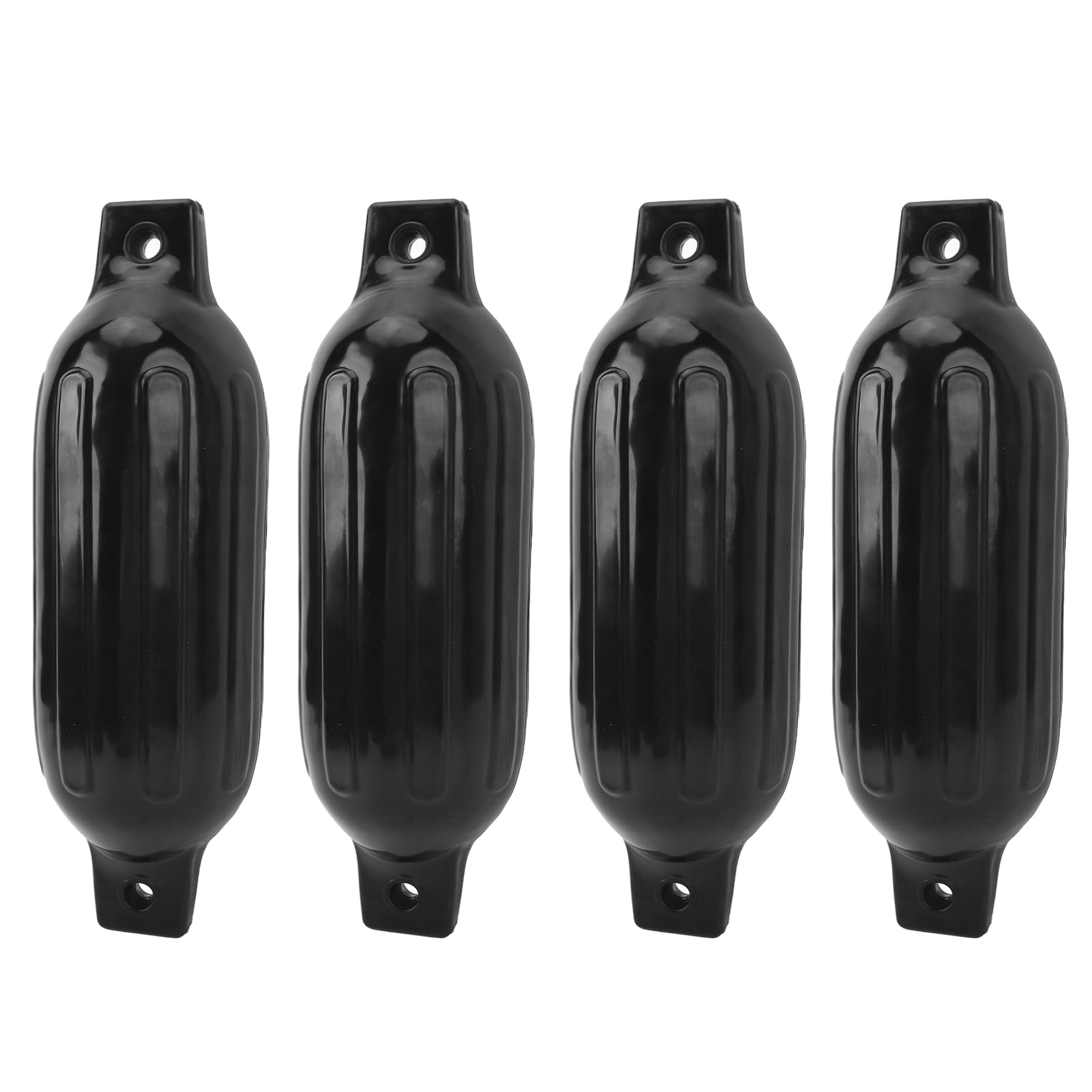 4 Stück Bootsfender, Bootspuffer zum Andocken, aufblasbare Marinefender mit Zwei Augen und 4 Seilen, PVC-Stoßfänger-Dockschutz für Pontons, Yachten, Segelboote, Ruderboote, Bojen 4 Stück Bootsfender, Bootspuffer zum Andocken, aufblasbare Marinefender mit Zwei Augen und 4 Seilen, PVC-Stoßfänger-Dockschutz für Pontons, Yachten, Segelboote, Ruderboote, Bojen von Asixxsix