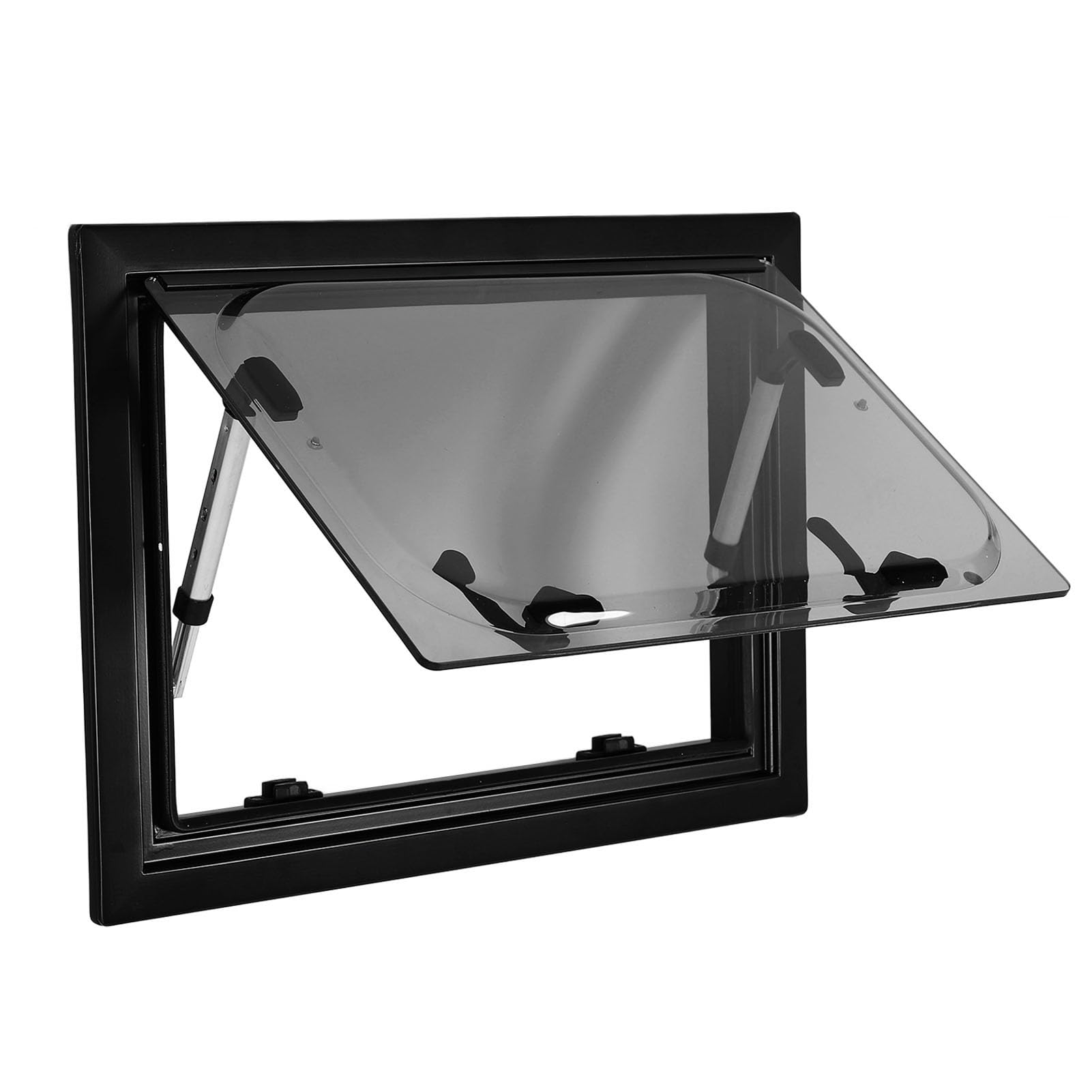 Asixxsix RV Fenster, 400 x 300mm RV Ausstiegsfenster Doppellagiges UV-geschütztes RV Ausstiegsfenster, vielseitiges Camper Fenster mit Schirm, Sonnenschutz, für RV Camper Trailer Van von Asixxsix
