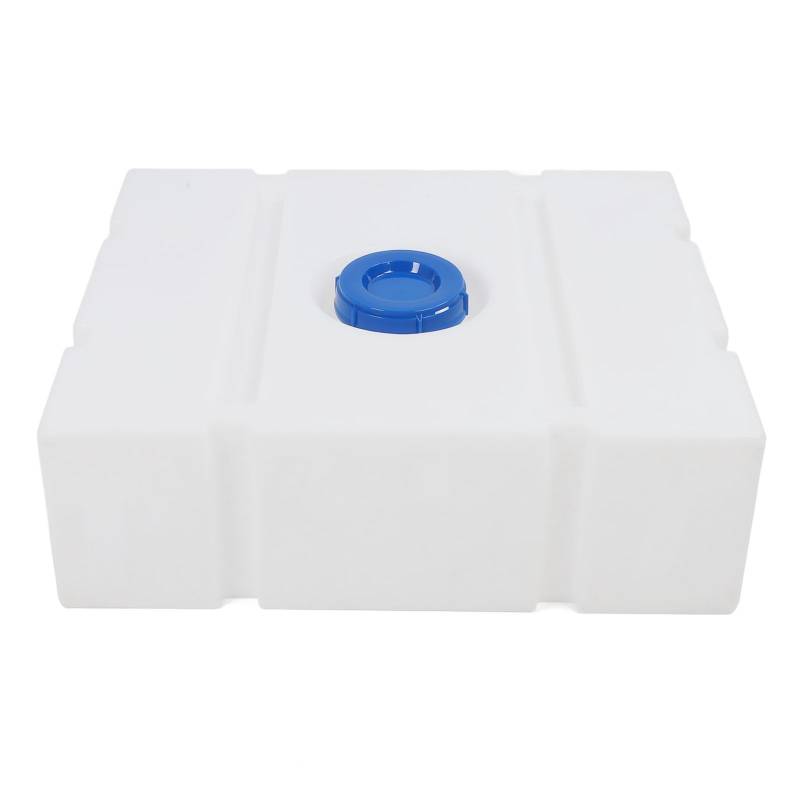 Asixxsix RV Wassertank, 33 Gallonen Lebensmittelqualität LLDPE Leckfestes Wasserspeicherbehälter für Anhänger Boote Yachten, 785 X 655 X 255 Mm, 130 Mm Großer Einlass RV Frischwassertank von Asixxsix