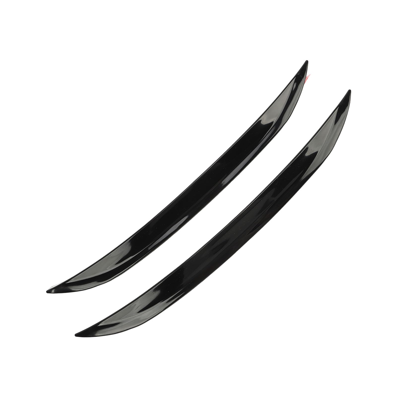 LIPS-Trimmlippen für Radköder, Anti-Kratzer-Autokalbenzweihe, Universelle Passform für die Meisten Autos, Glänzende Schwarze, Stromlinien mit Dem Körper, Verhindern Sediment (33,5 cm) von Asixxsix