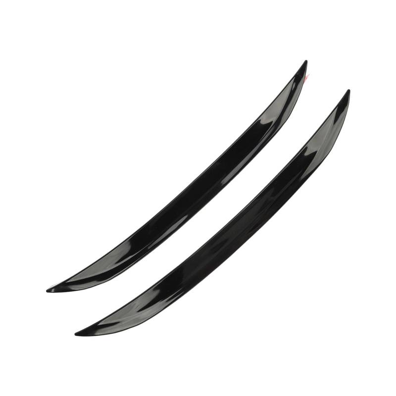 LIPS-Trimmlippen für Radköder, Anti-Kratzer-Autokalbenzweihe, Universelle Passform für die Meisten Autos, Glänzende Schwarze, Stromlinien mit Dem Körper, Verhindern Sediment (33,5 cm) von Asixxsix