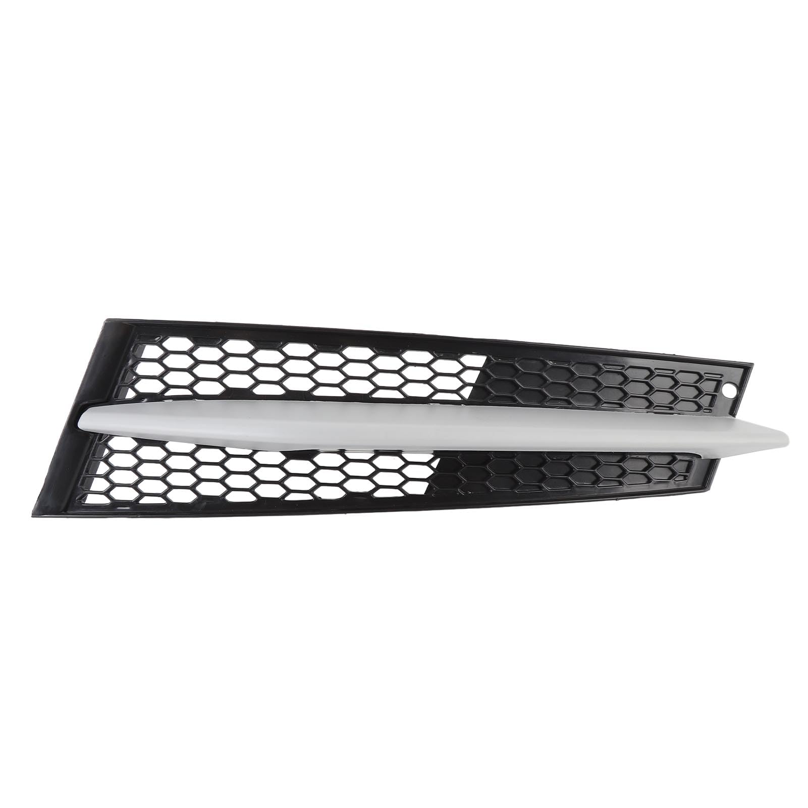 Vordere Kühlergrillverkleidung Vorne, Mattes Schwarzes Mesh Foglight Vent Stoßstangen-Kühlergrill-Abdeckung für 3er E92 LCI Coupé (Links: 51117229181+51117227923) von Asixxsix