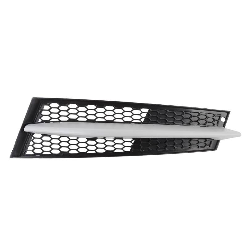 Vordere Kühlergrillverkleidung Vorne, Mattes Schwarzes Mesh Foglight Vent Stoßstangen-Kühlergrill-Abdeckung für 3er E92 LCI Coupé (Links: 51117229181+51117227923) von Asixxsix