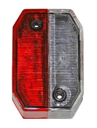 Aspöck 1 x Lichtscheibe Flexipoint 1 rot/Weiss - Ersatzglas neu - 18-8165-037 von Aspöck