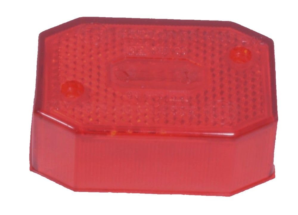 Aspöck 1 x Lichtscheibe Flexipoint 1 rot - Ersatzglas von Aspöck