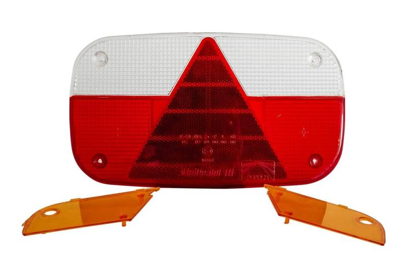 Aspöck Multipoint 3 Kompatibel Ersatzglas für Rückleuchte Multipoint III, Nebelschlussleuchte Anhänger, Eduard Anhänger Zubehör, Passend für PKW-Anhänger von Aspöck