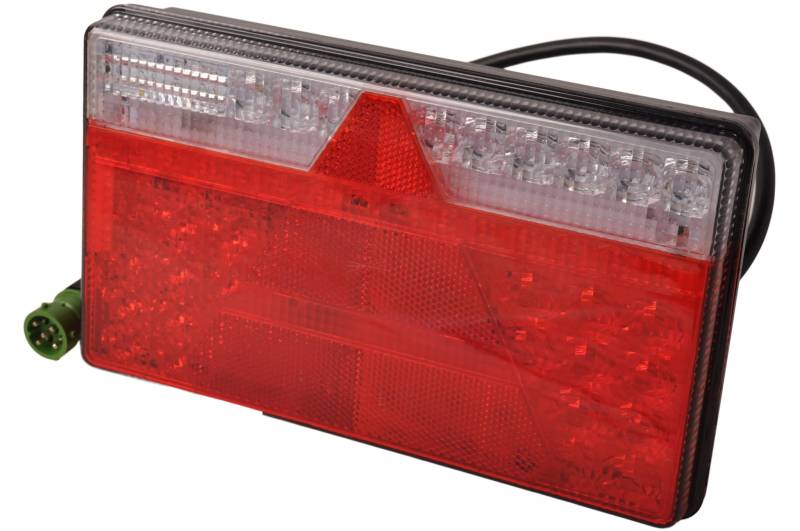 Rückleuchte LED Aspöck Multiled II, rechts, 0.5m Kabel, 5 x 1mm² 5p Bajonett Grün von Aspöck
