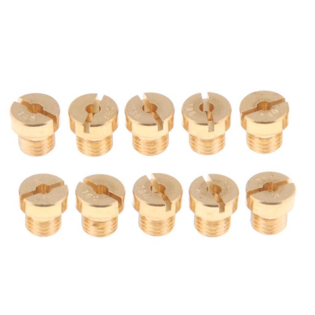 AsrMyjcx 10pcs M6 Motorrad Vergaser Hauptstrahl 128 150 Carbinjektoren Düsenkit AsrMyjcx 10pcs M6 Motorrad Vergaser Hauptstrahl 128 150 Carbinjektoren Düsenkit von AsrMyjcx