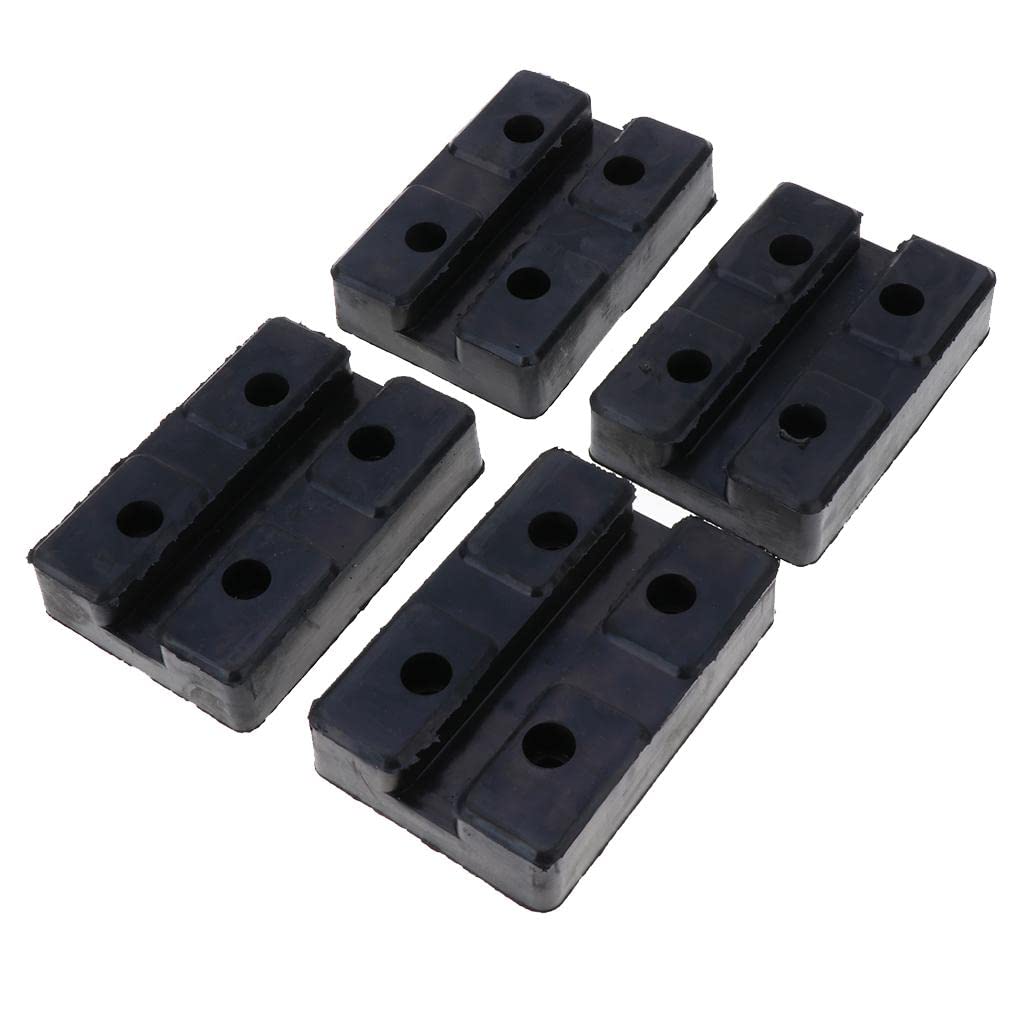 AsrMyjcx 4 Stück Gummiblock für Rangierwagenheber, Zubehör für Autos, Schwarz, Quadrat AsrMyjcx 4 Stück Gummiblock für Rangierwagenheber, Zubehör für Autos, Schwarz, Quadrat von AsrMyjcx