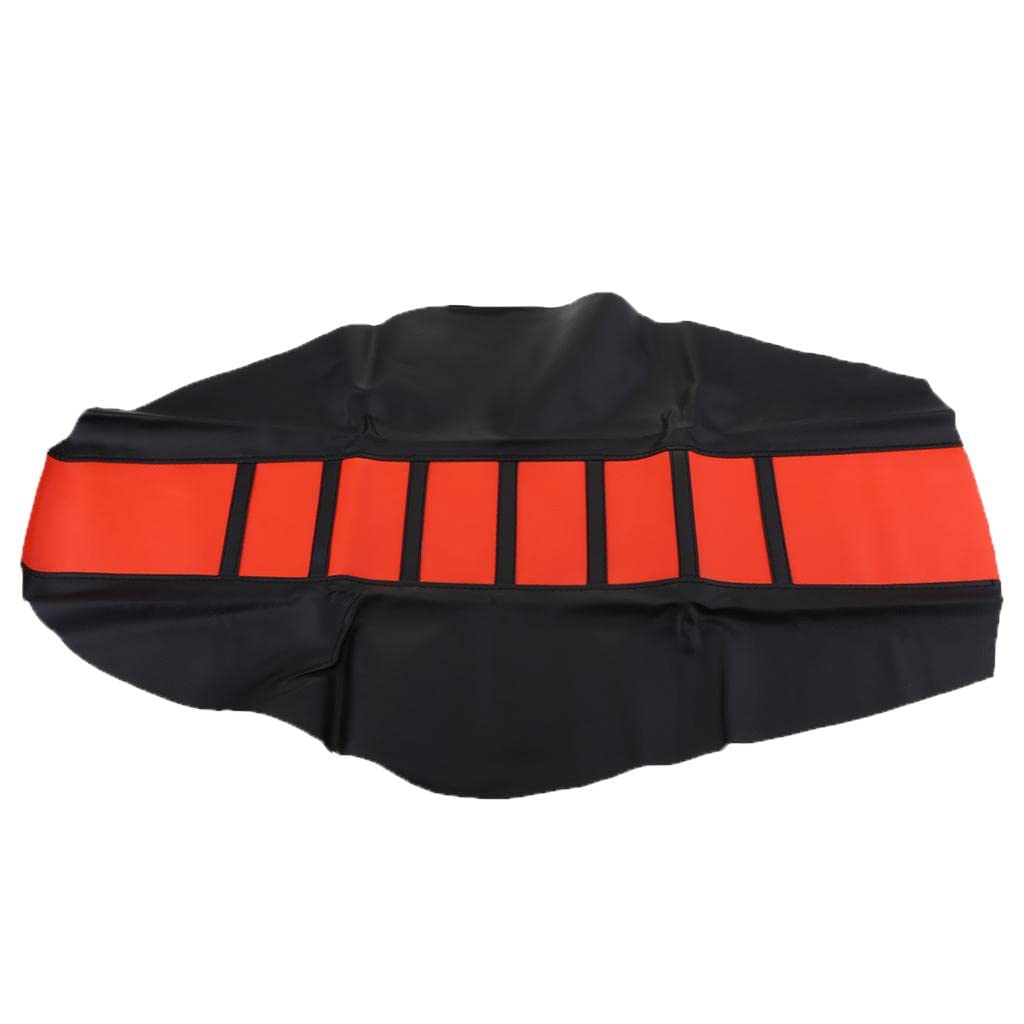 AsrMyjcx Fahrer Sitzbezug für Dirt Bike mit Gummi Halter, Orange AsrMyjcx Fahrer Sitzbezug für Dirt Bike mit Gummi Halter, Orange von AsrMyjcx