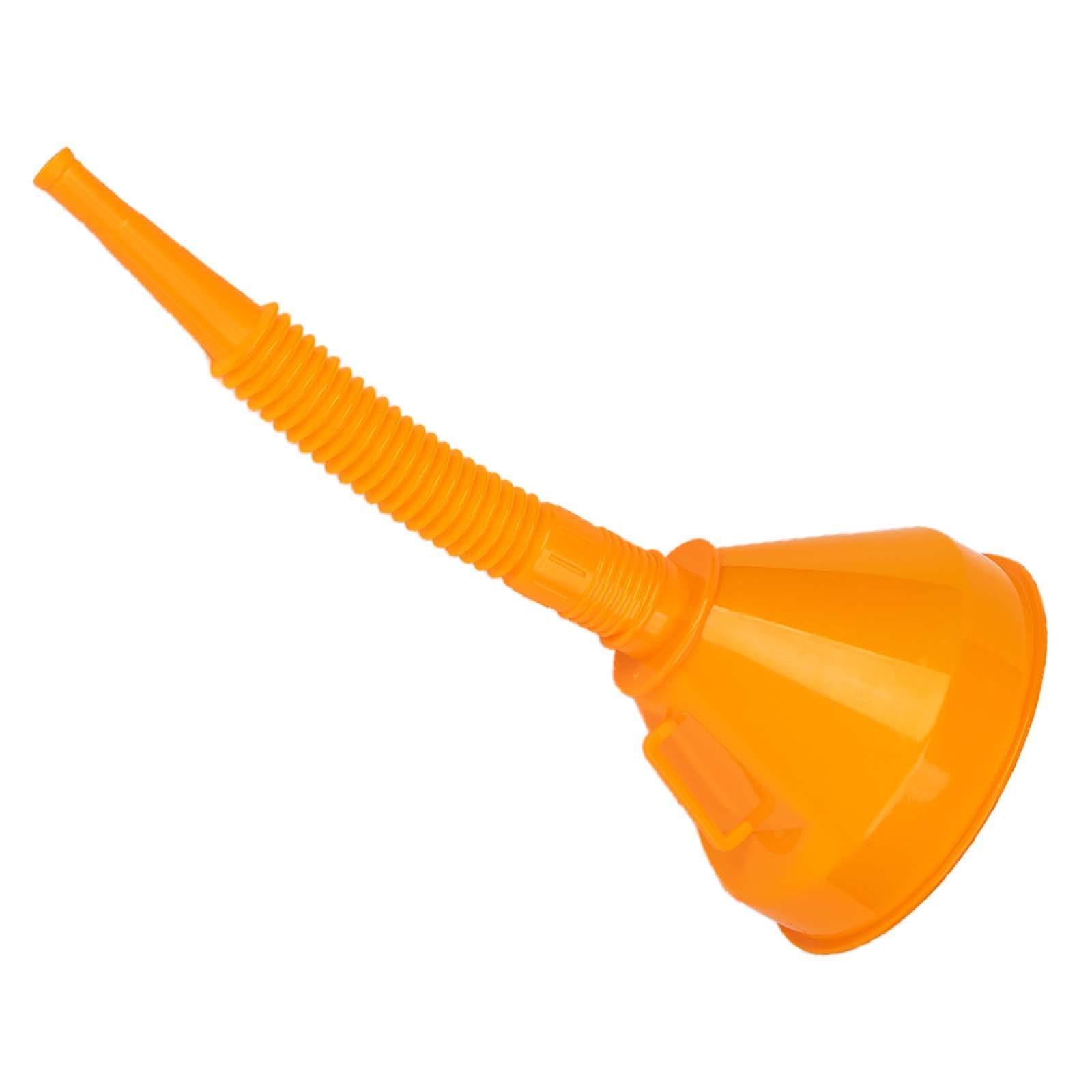 AsrMyjcx Flexibler Kfz-Trichter mit Schlauch für Motorflüssigkeiten, orange 145mm AsrMyjcx Flexibler Kfz-Trichter mit Schlauch für Motorflüssigkeiten, orange 145mm von AsrMyjcx