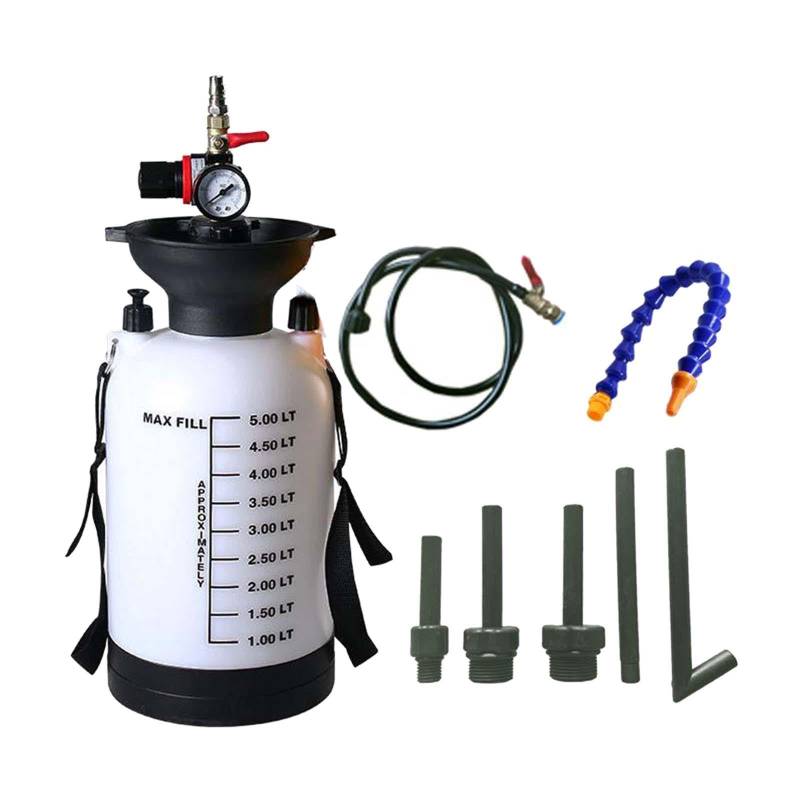 AsrMyjcx Getriebeflüssigkeitspumpe 5 Liter für Fahrzeuge, nützliches Zubehör, mit Anschlüssen von AsrMyjcx