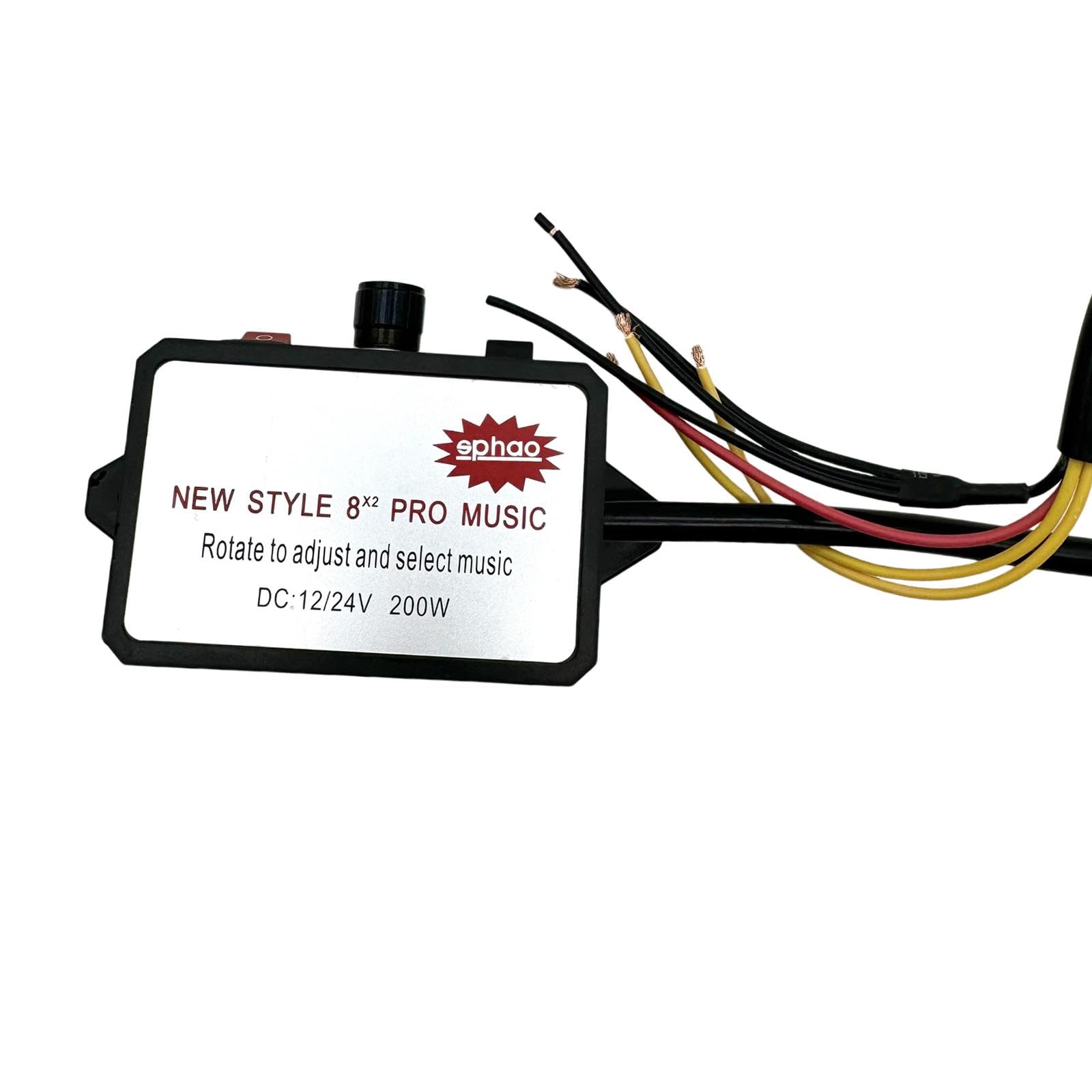 AsrMyjcx Hupensteuergerät für LKW, Marine, 12–24 V Elektrischer Lautsprecher mit Verschiedenen Soundeffekten, klein AsrMyjcx Hupensteuergerät für LKW, Marine, 12–24 V Elektrischer Lautsprecher mit Verschiedenen Soundeffekten, klein von AsrMyjcx