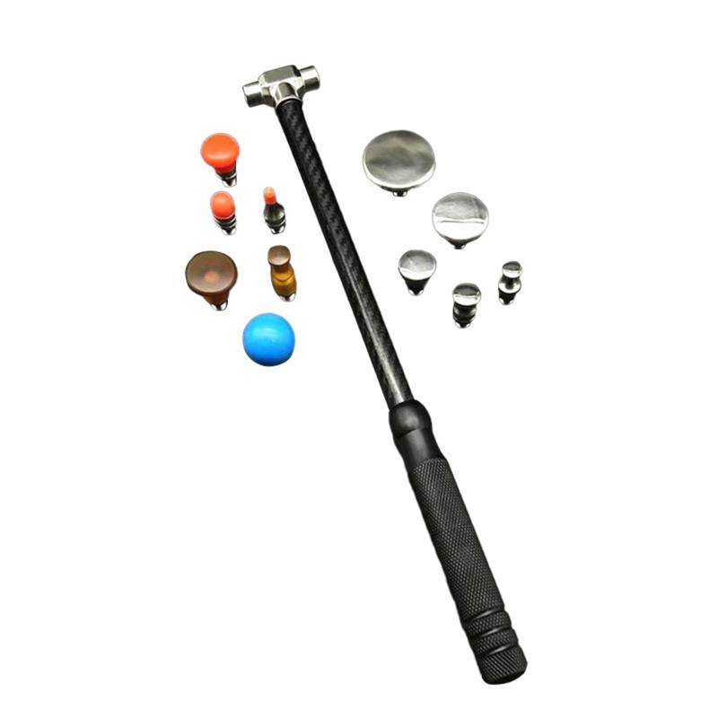 AsrMyjcx Reparaturwerkzeug für Dellen, Handwerkzeuge, Hammer Set mit Köpfen zur Anwendung auf Metalloberflächen, Stellen Sie A EIN von AsrMyjcx