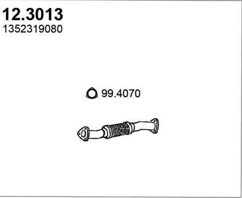 Abgasrohr vorne Asso 12.3013 von Asso