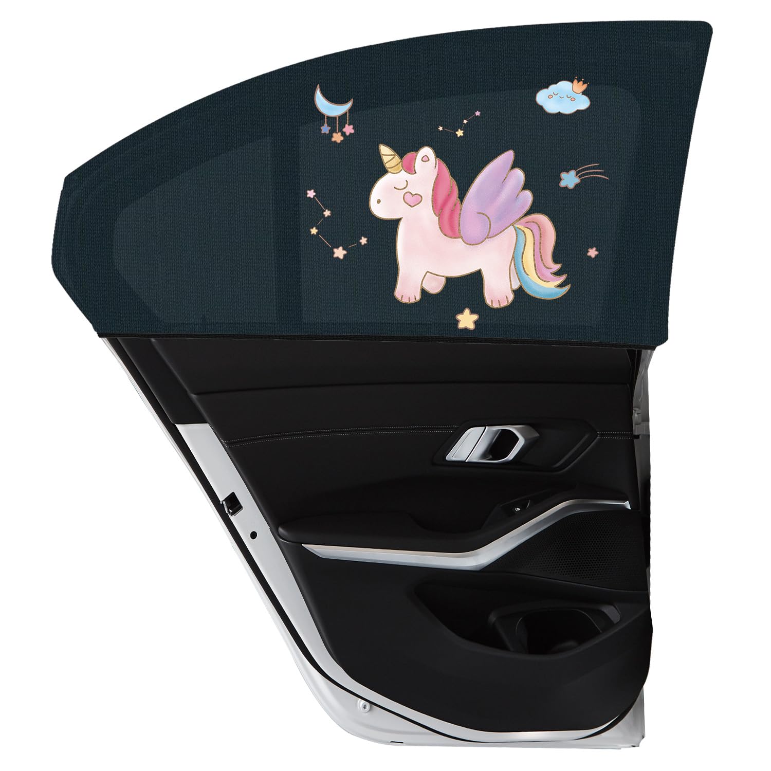 Asstikoo Auto Sonnenschutz Baby,Auto Sonnenblende Kinder mit UV-Schutz,Seitenfenster Meshmaterial Universal Sonnenschutz Auto Dehnbar mit süßen Einhorn Tier Motiven-2 Stück (55 * 100cm) Asstikoo Auto Sonnenschutz Baby,Auto Sonnenblende Kinder mit UV-Schutz,Seitenfenster Meshmaterial Universal Sonnenschutz Auto Dehnbar mit süßen Einhorn Tier Motiven-2 Stück (55 * 100cm) von Asstikoo
