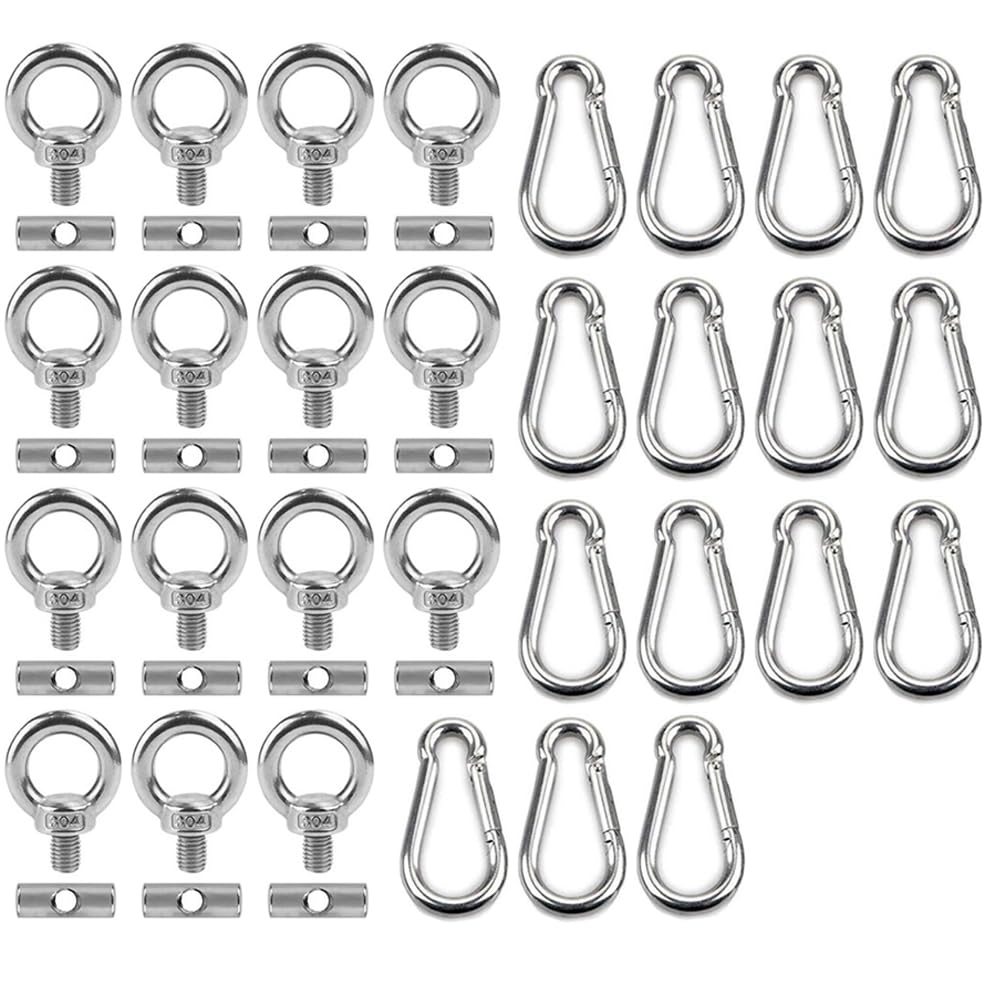 AstarFavor 15 Stück Stopper für Kederschiene Set Vorzelt Stopper,Markisenhaken Blockierungskit Kederschiene Zubehör Mit 15 Edelstahlkarabinern für Camping,Wohnwagen, Campervan AstarFavor 15 Stück Stopper für Kederschiene Set Vorzelt Stopper,Markisenhaken Blockierungskit Kederschiene Zubehör Mit 15 Edelstahlkarabinern für Camping,Wohnwagen, Campervan von AstarFavor