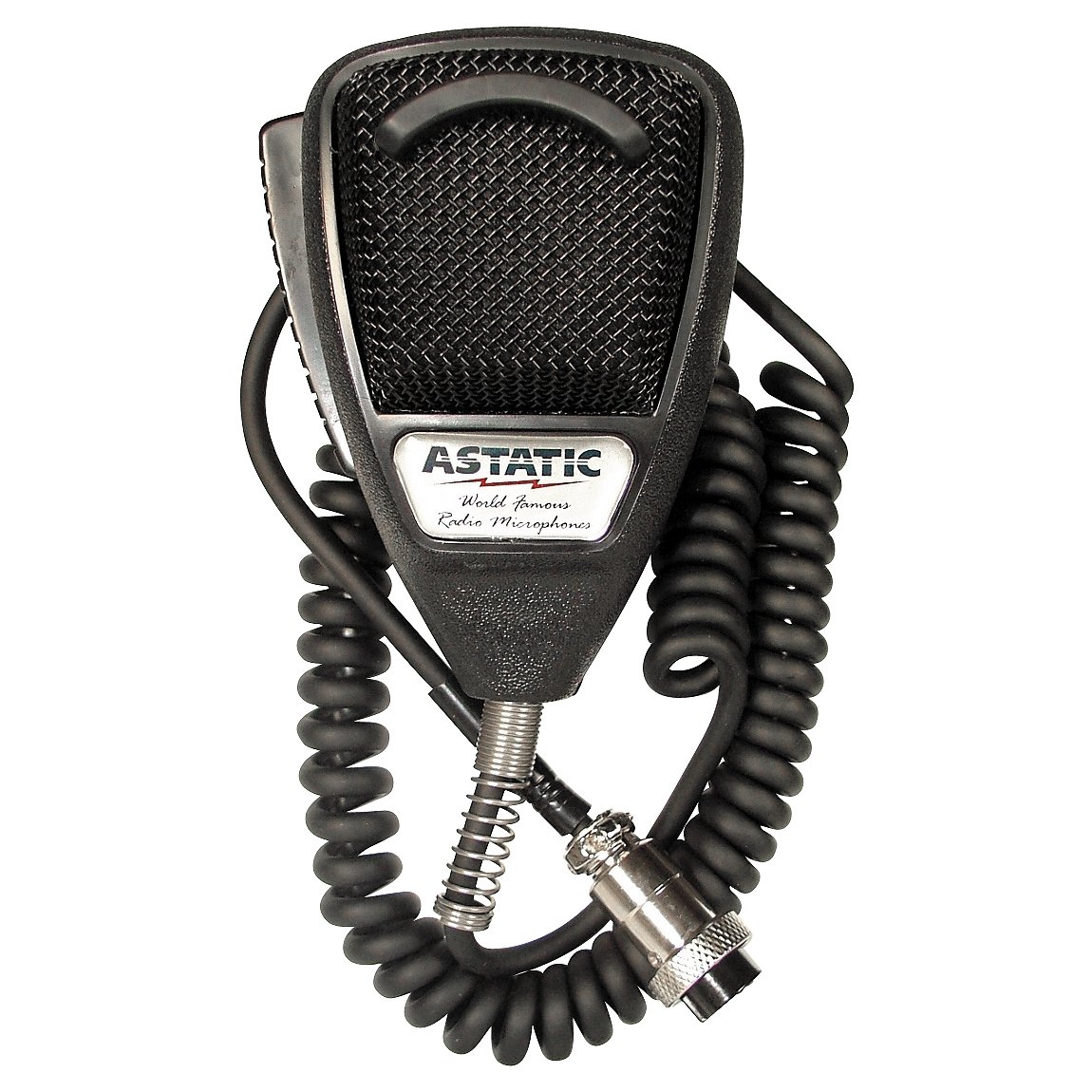 Astatic 302-636LB1 schwarzes CB-Mikrofon mit Rauschunterdrückung, 4-polig, Schwarz von Astatic