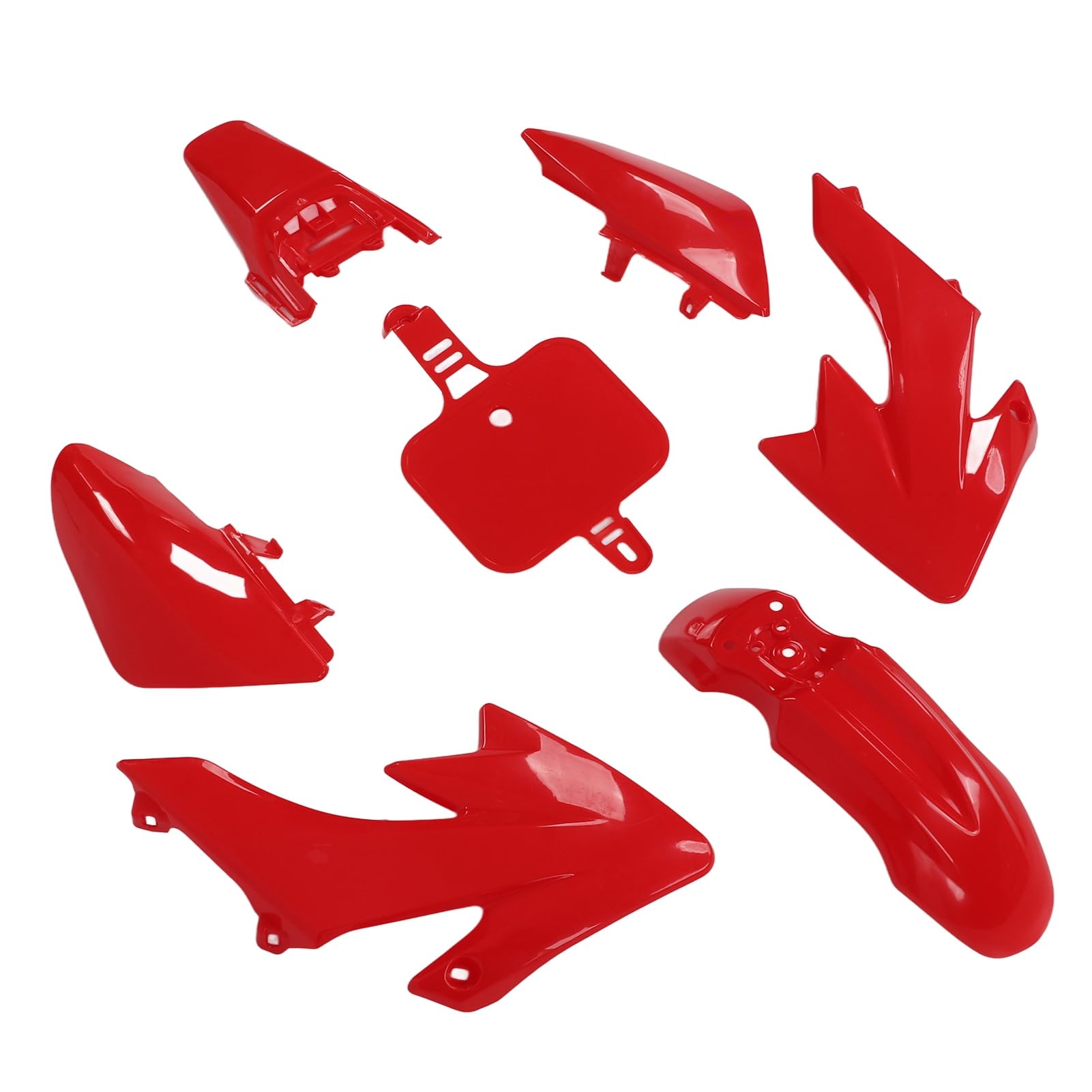 Kunststoff-Kotflügel-Kit, anspruchsvolle Verarbeitung, umfassender Schutz, hohe Praktikabilität, Kunststoff-Verkleidungs-Kit für Motorräder von Astibym