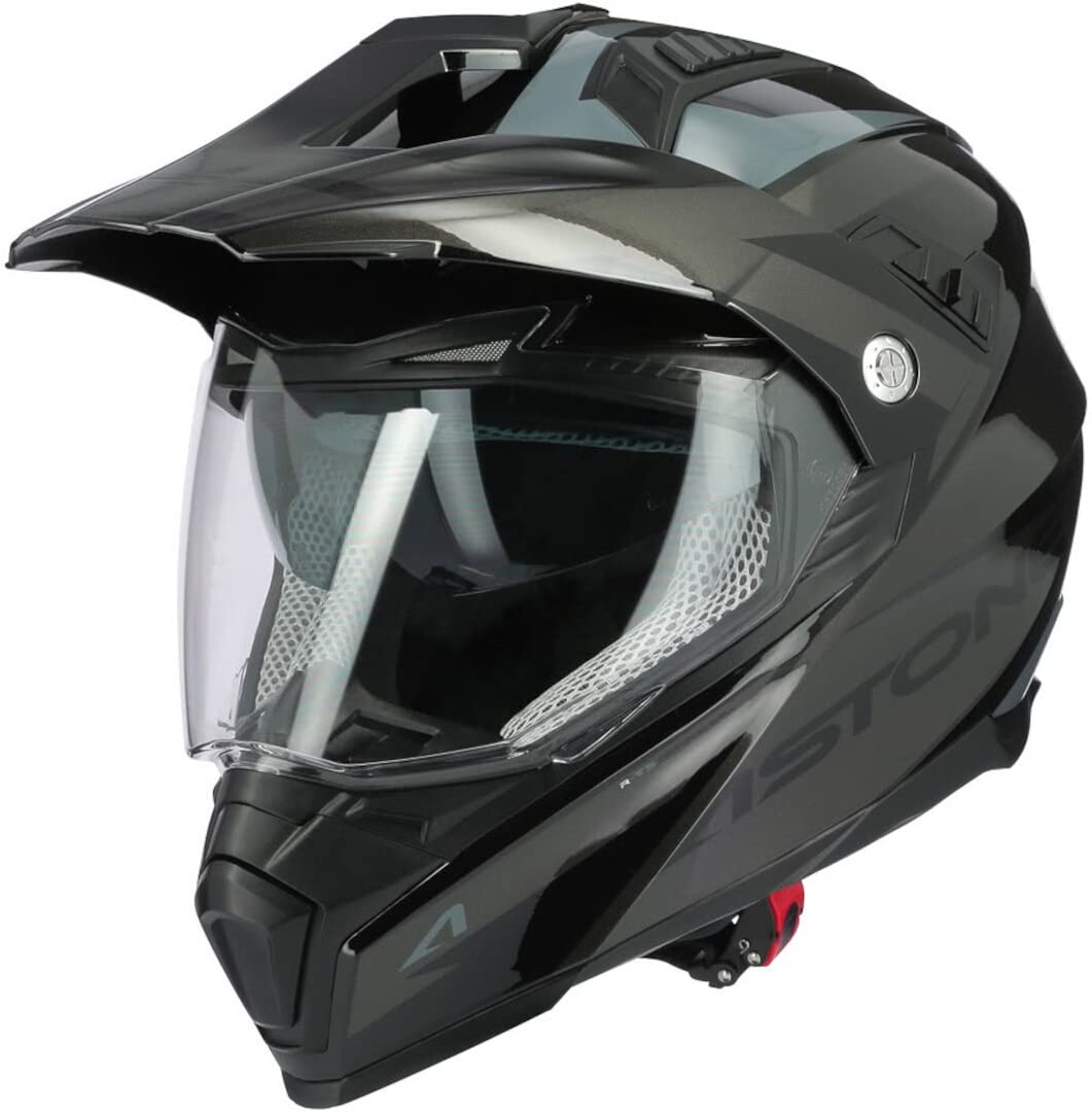 ASTONE, Casque Crossmax Ouragan, gloss shwarz, XS von Astone Helmets