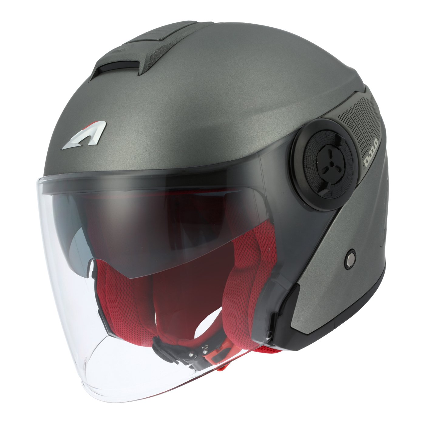 Astone Helmets Helm Moto Jet DJ 10, Titanium Matt, Größe 2 x L von Astone Helmets