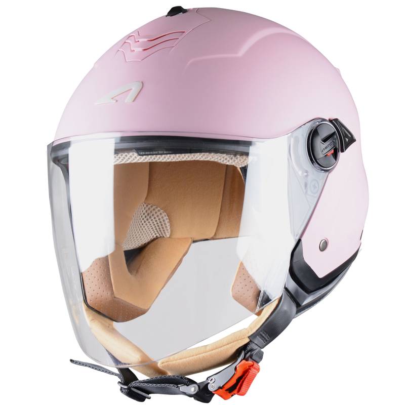 Astone Helmets Jethelm Mini Jet, Flamingo Pink, XXL von Astone Helmets