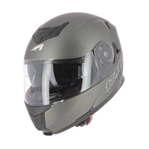 Astone Helmets - RT1200 - Klapphelm - Motorradhelm - Motorradhelm - Motorrad-Helm - Helmets - Polycarbonat Schale - matt gun metal M von Astone Helmets