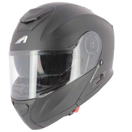 Astone Helmets - RT900 Monocolor - Casque modulable - Casque de Moto polyvalent - Casque modulable homologué - Casque de Moto en Polycarbonate - matt Black XS von Astone Helmets