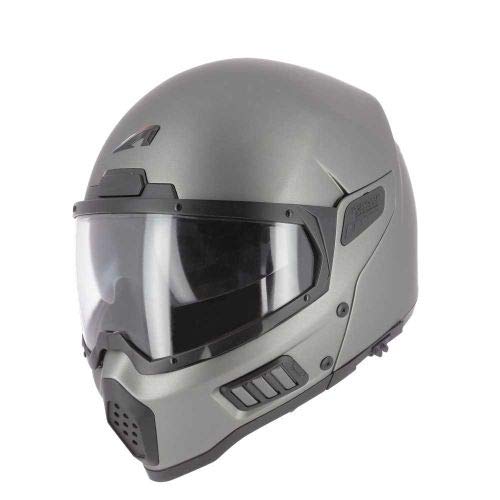 Astone Helmets - Spectrum - Casque de Moto intégral - Casque intégral homologué - Casque de Moto en Fibre de verre - Matt Gun Metal L von Astone Helmets