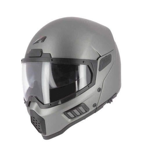 Astone Helmets - Spectrum - Casque de moto intégral - Casque intégral homologué - Casque de moto en fibre de verre - Matt Gun Metal M von Astone Helmets