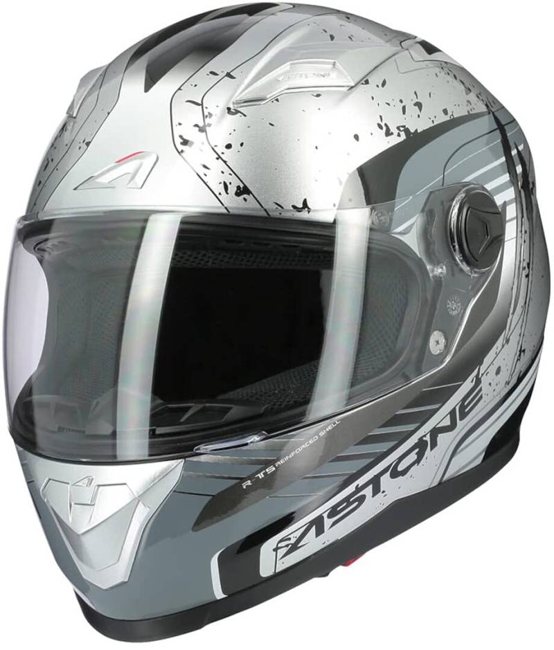 ASTONE, Integralhelm, GT2 Geko grau, XXL von Astone Helmets