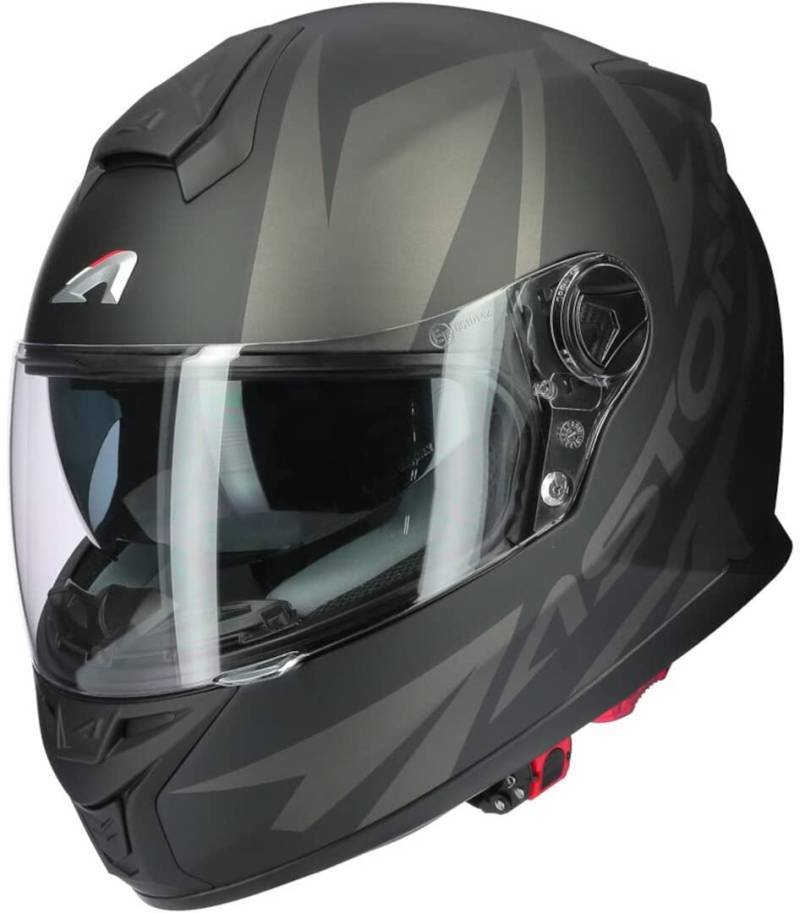 ASTONE, Integralhelm, GT800 EVO Skyline mat titan, XL von Astone Helmets