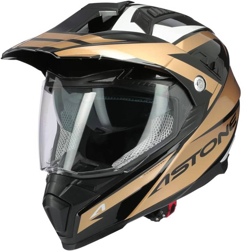 ASTONE, Kreuzhelm, Crossmax Ouragan gold, M von Astone Helmets
