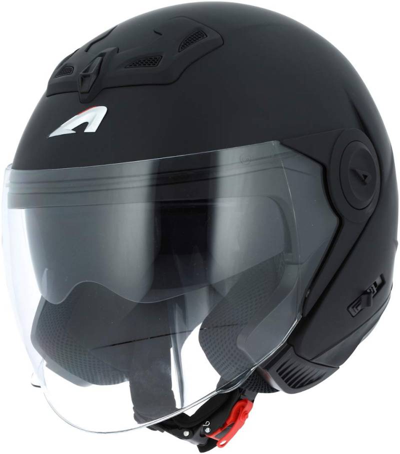 Astone DJ8 Jethelm schwarz matt Größe M von Astone Helmets