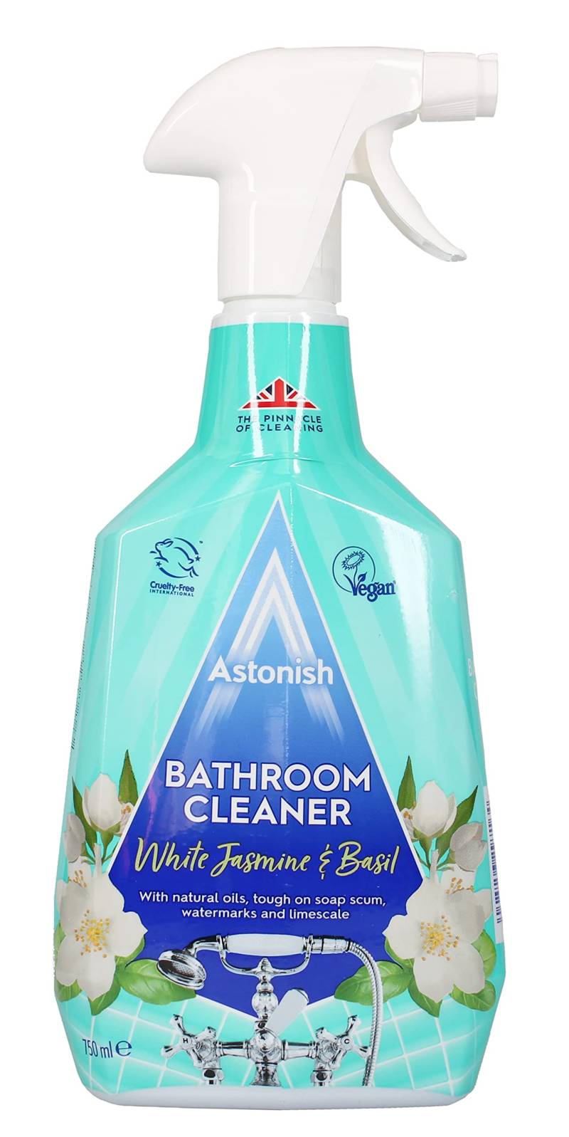 Astonish Badreiniger-Spray, vegan und tierversuchsfrei, 750 ml von Astonish