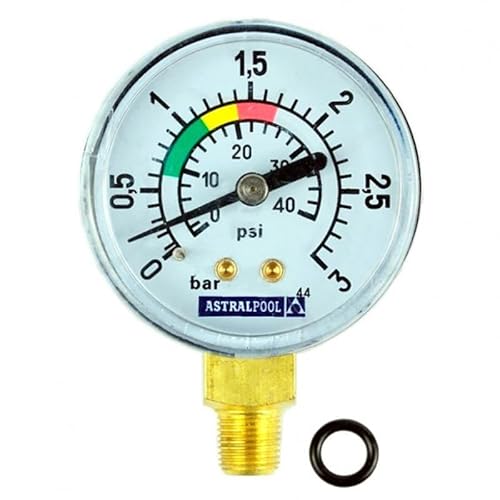 AstralPool Manometer, 1/8 Zoll, 3 kg/cm, Marke AstralPool Manometer, 1/8 Zoll, 3 kg/cm, Marke von Astralpool