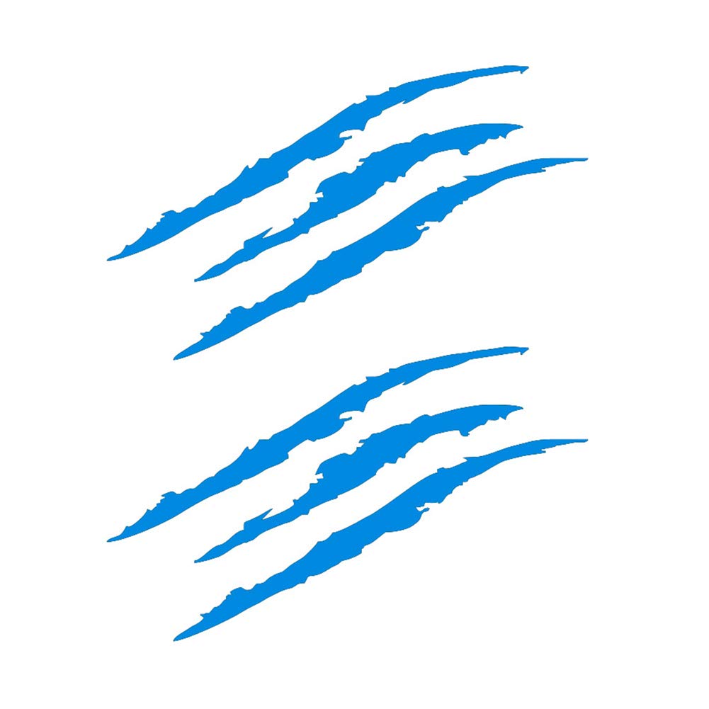 2 Stk. Klauenmarkierungen Scheinwerfer Reflektierender Aufkleber Wasserdichter Kratzer Autoaufkleber Monster Kratzstreifen Aufkleber Aufkleber für Autoscheinwerfer Motor Autoaufkleber Klaue,Blau 2 Stk. Klauenmarkierungen Scheinwerfer Reflektierender Aufkleber Wasserdichter Kratzer Autoaufkleber Monster Kratzstreifen Aufkleber Aufkleber für Autoscheinwerfer Motor Autoaufkleber Klaue,Blau von Asudaro