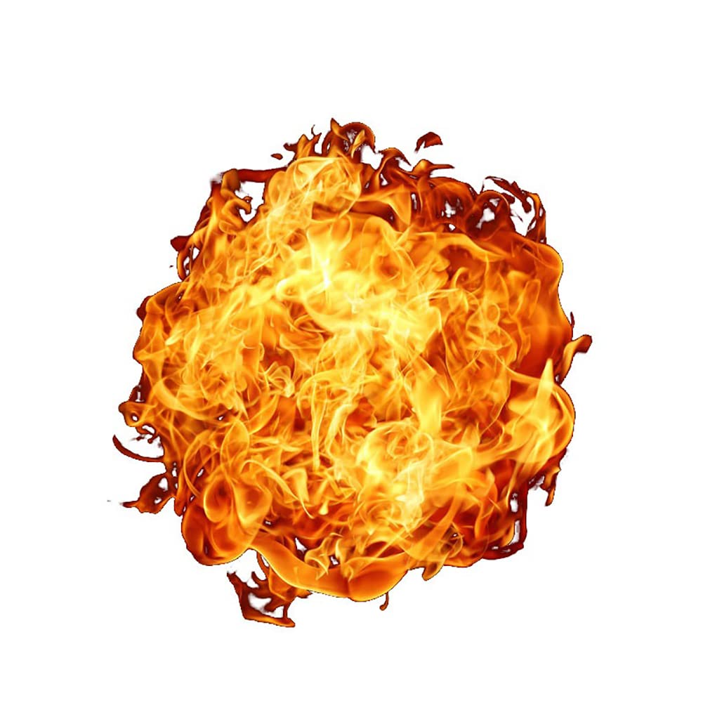3D Autoaufkleber Flamme Feuerball,Asudaro 3D Flamme Tiger Aufkleber Dekorativ Autoaufkleber Feuer Vinyl Aufkleber Trim Auto Kratzer Reparatur Styling Zubehör Wasserdicht Autoaufkleber,#6 von Asudaro