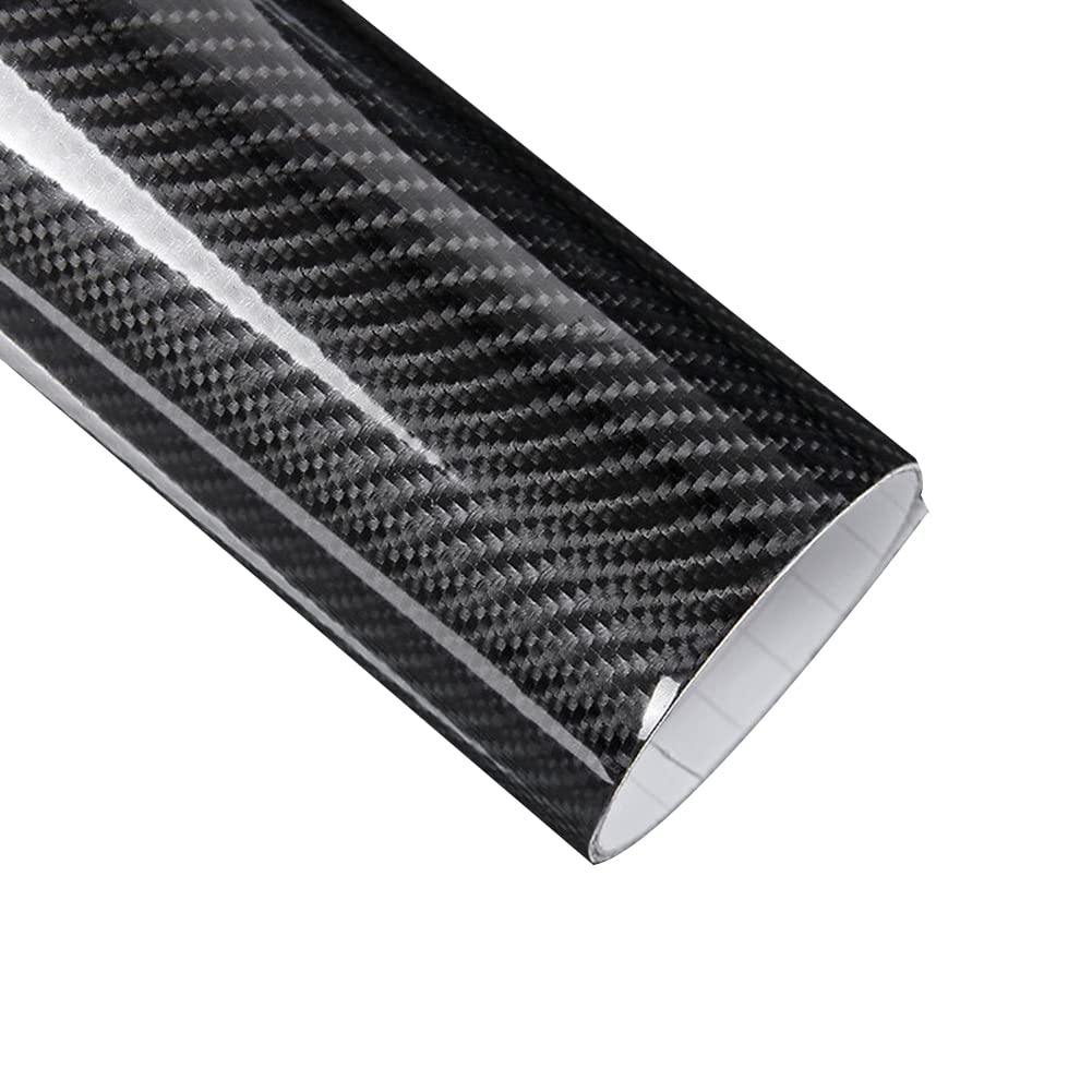 6D Selbstklebende Kohlefaser Folie,Asudaro Autofolie Carbon Folie PVC DIY Auto Folie Hochglanz Wasserdicht Auto-Aufkleber-Kleber Flexibel Auto Shutz Folie Dekoration für Auto Computer Motorrad 6D Selbstklebende Kohlefaser Folie,Asudaro Autofolie Carbon Folie PVC DIY Auto Folie Hochglanz Wasserdicht Auto-Aufkleber-Kleber Flexibel Auto Shutz Folie Dekoration für Auto Computer Motorrad von Asudaro