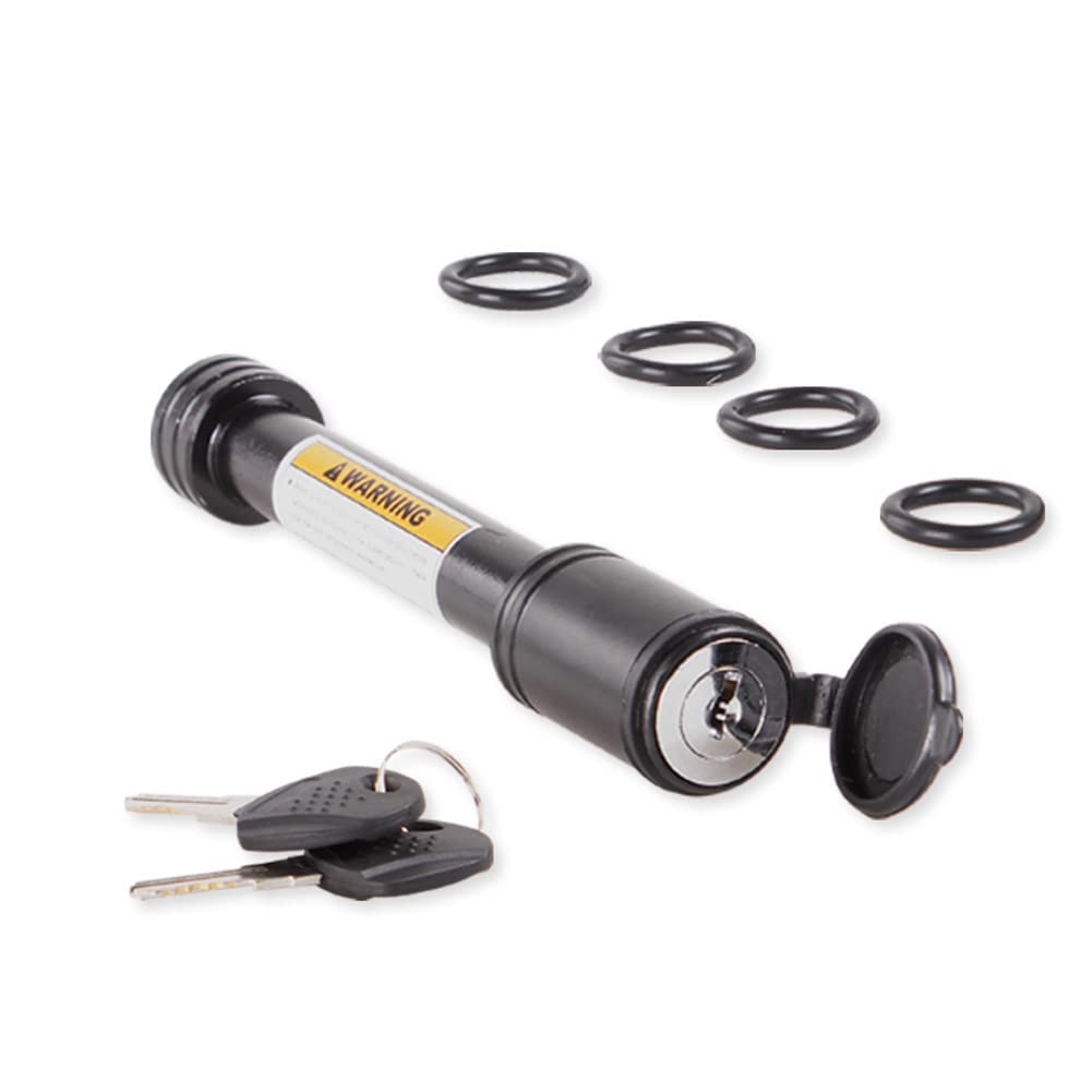 Anhängerkupplung Empfängersperre Pin-Lock-Satz,Asudaro Schwerlast Anhänger Sicherungsstift Set Mit 2 Schlüsseln Und 4 O-Ringe Carbon Steel Hitch Receiver Lock 5/8Zoll Trailer Hitch Locking Pin Schwarz Anhängerkupplung Empfängersperre Pin-Lock-Satz,Asudaro Schwerlast Anhänger Sicherungsstift Set Mit 2 Schlüsseln Und 4 O-Ringe Carbon Steel Hitch Receiver Lock 5/8Zoll Trailer Hitch Locking Pin Schwarz von Asudaro