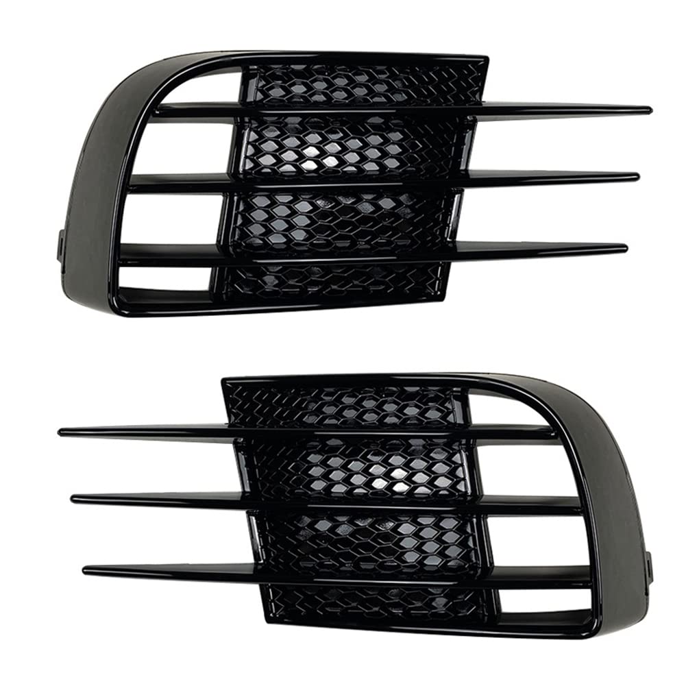 Asudaro 1Paar Auto Nebelscheinwerfer Abdeckung ABS Auto Frontstoßstange Nebelscheinwerfer Grill Untere Seite Nebelscheinwerfer Grill Trim Abdeckrahmen Kompatibel mit G-o-l-f 6 MK6 VI GTI R R20,Schwarz Asudaro 1Paar Auto Nebelscheinwerfer Abdeckung ABS Auto Frontstoßstange Nebelscheinwerfer Grill Untere Seite Nebelscheinwerfer Grill Trim Abdeckrahmen Kompatibel mit G-o-l-f 6 MK6 VI GTI R R20,Schwarz von Asudaro
