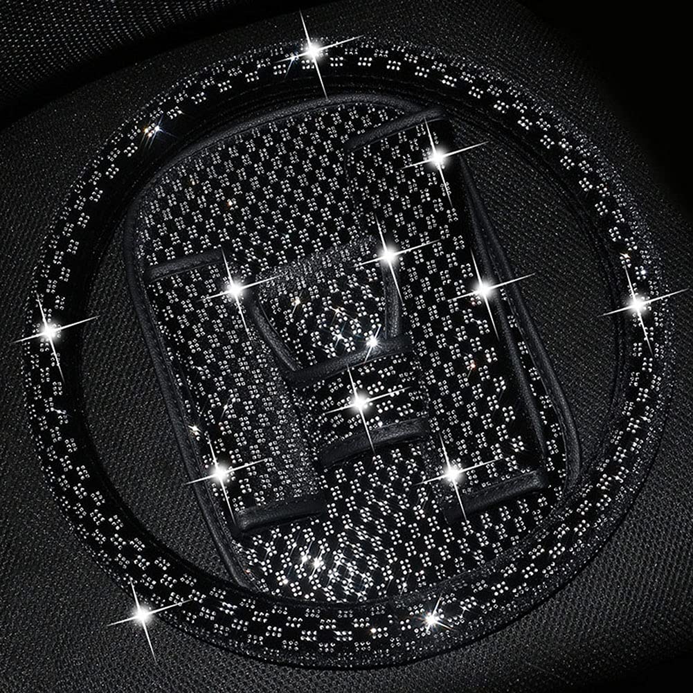 Asudaro Glitzer Autozubehör Innenraum Frauen, Bling Bling Leder Lenkradbezug Universal Rutschfest Lenkrad Abdeckung Glitzer Lenkrad Abdeckung Lenkradschoner für Damen Autozubehör Innenraum Glitzer Asudaro Glitzer Autozubehör Innenraum Frauen, Bling Bling Leder Lenkradbezug Universal Rutschfest Lenkrad Abdeckung Glitzer Lenkrad Abdeckung Lenkradschoner für Damen Autozubehör Innenraum Glitzer von Asudaro