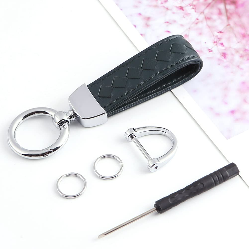Asudaro Mann Schlüsselanhänger Leder Auto Gürtel Schlüsselhalter Schlüsselbund Damen Schlüssel Anhänger Frauen Weave Schlüsselbund mit Schlüsselring Ringe Anhänger Schlüsselanhänger,grün + weiß Asudaro Mann Schlüsselanhänger Leder Auto Gürtel Schlüsselhalter Schlüsselbund Damen Schlüssel Anhänger Frauen Weave Schlüsselbund mit Schlüsselring Ringe Anhänger Schlüsselanhänger,grün + weiß von Asudaro