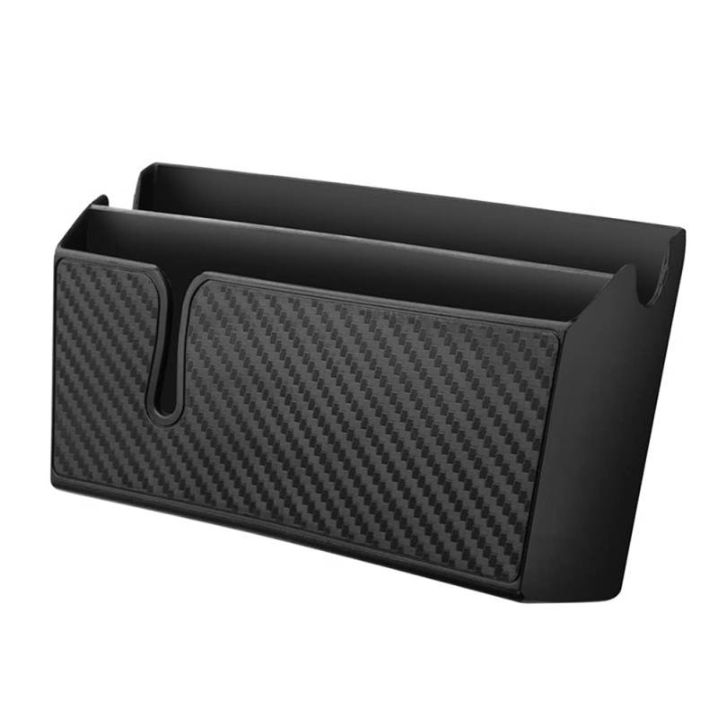Aufbewahrungsbox für Handy, Asudaro Auto Aufbewahrungs Box Auto Tasche Aufbewahrung Multifunktion Autositz Organizer Auto Kohlefaser Muster Aufbewahrungsbox Tragbare Paste Typ Aufbewahrungsbox,lang von Asudaro