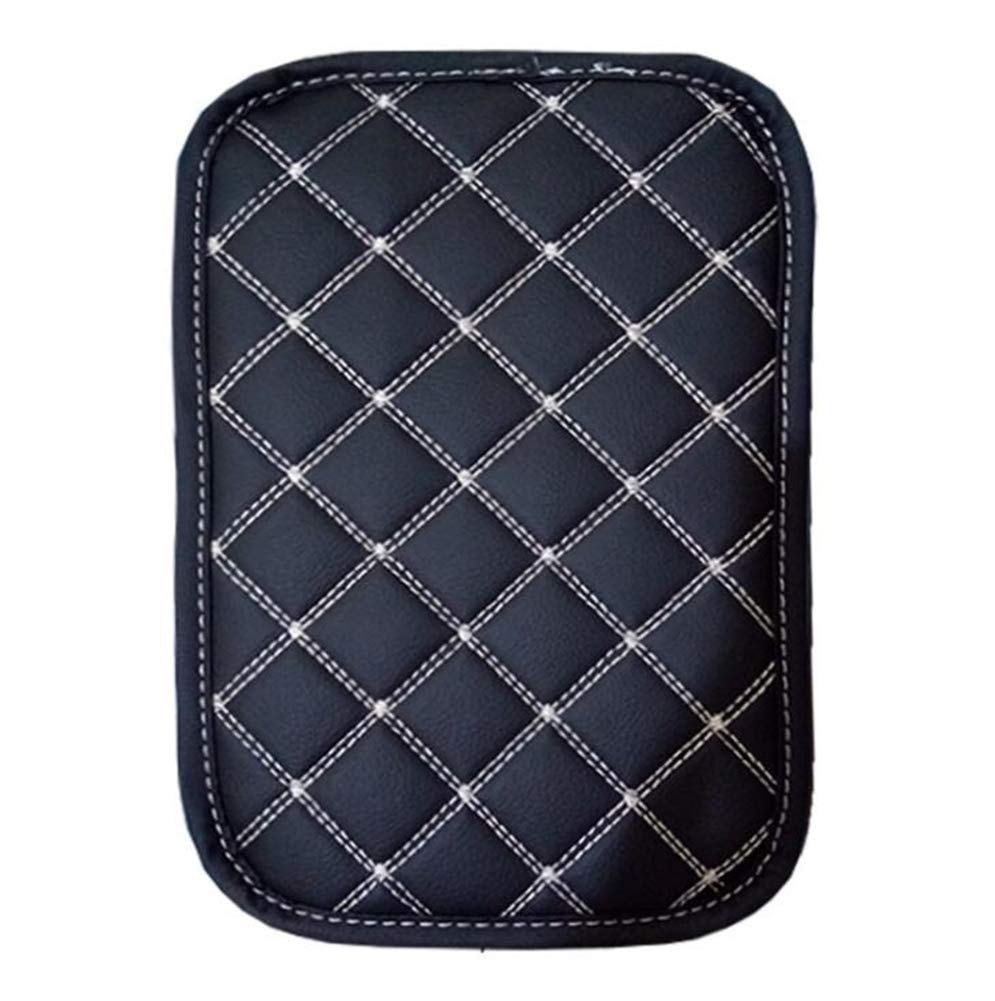 Auto Armlehnenkissen, Auto Mittelkonsolenabdeckung Polsterung Universal Auto Armlehne PU Leder Auto Armlehnen Mittelarmlehne Pad für Kraftfahrzeuge SUV Truck 29 * 19cm,Schwarzgrau Auto Armlehnenkissen, Auto Mittelkonsolenabdeckung Polsterung Universal Auto Armlehne PU Leder Auto Armlehnen Mittelarmlehne Pad für Kraftfahrzeuge SUV Truck 29 * 19cm,Schwarzgrau von Asudaro