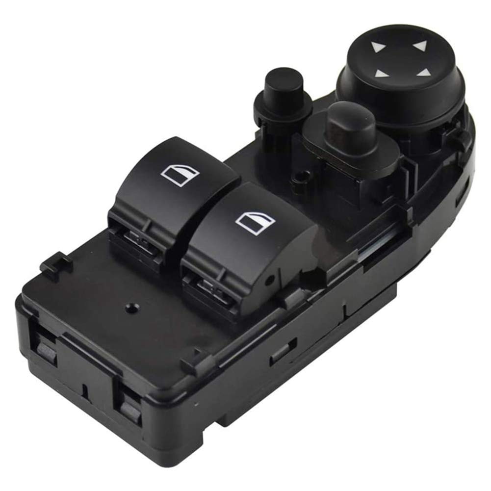 Auto Fensterheber Power Master Switch Fensterschalter Vorne Links 61319132164 Auto Elektrischer Fensterschalter Fensterheber Schalter mit Autospiegel Faltknopf Kompatibel mit 3 Serien E92 2005-2013 von Asudaro